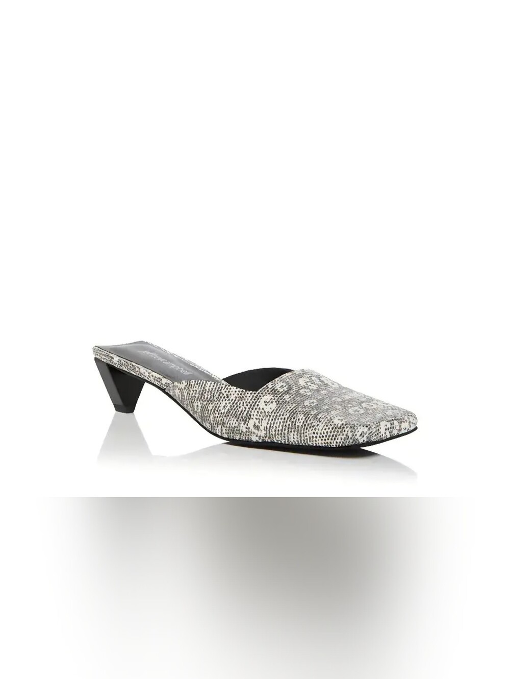 Jeffrey Campbell Isosceles square Toe Mule - Women's Gray